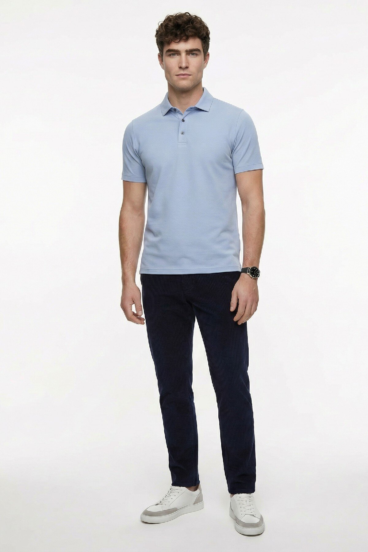 Mavi Polo Tişört - 5