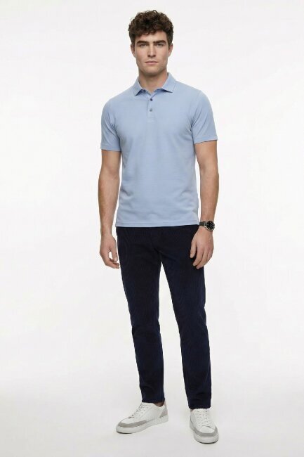 Mavi Polo Tişört - 5