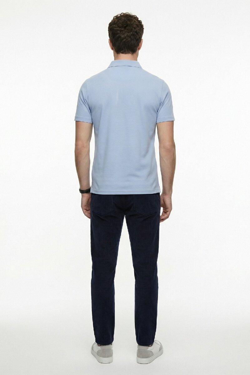 Mavi Polo Tişört - 6