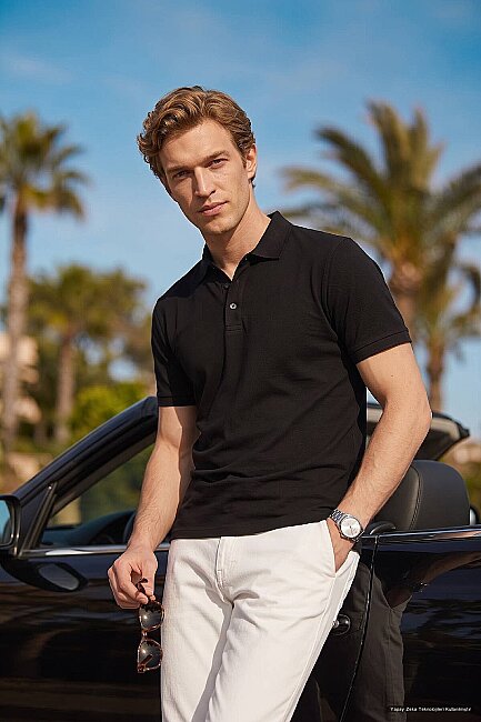 Siyah Polo Tişört