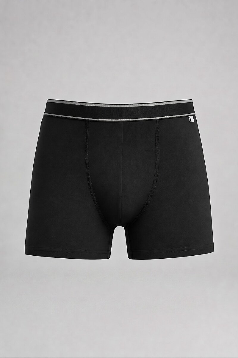 Siyah Pamuklu Boxer
