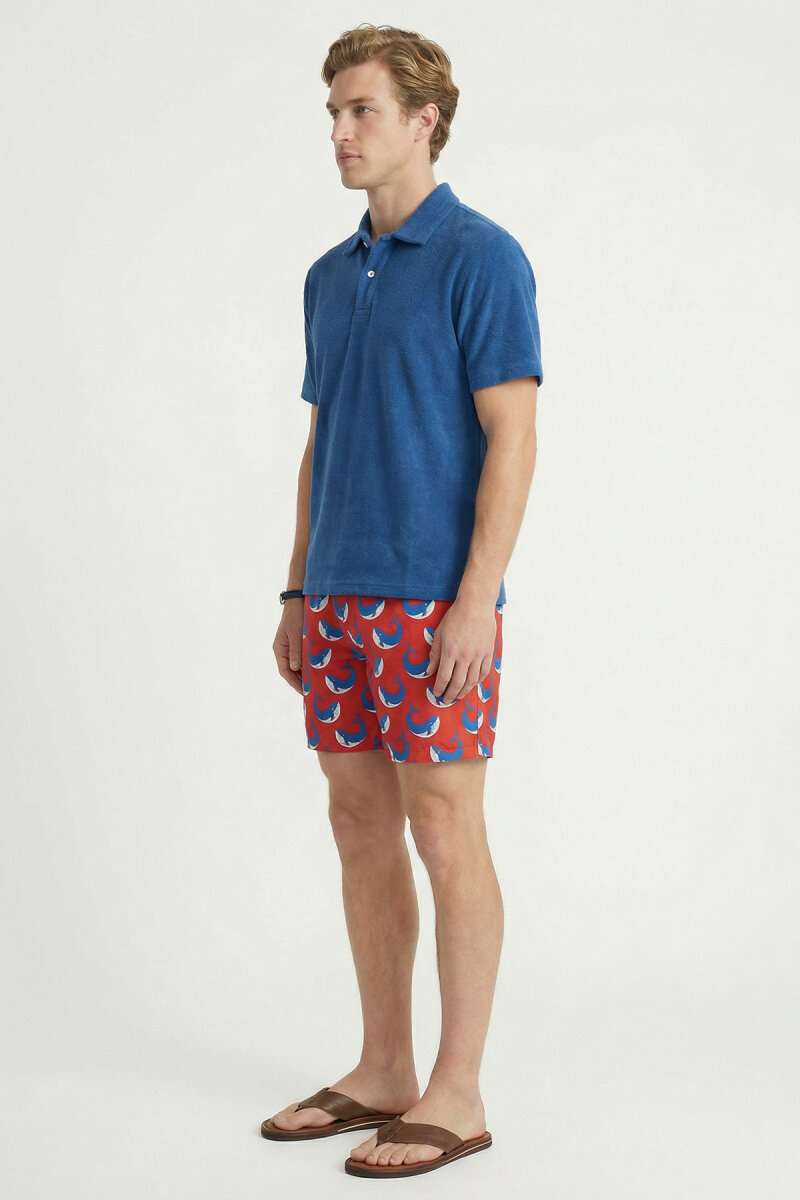 Royale %100 Pamuk Havlu Polo Tişört - 4