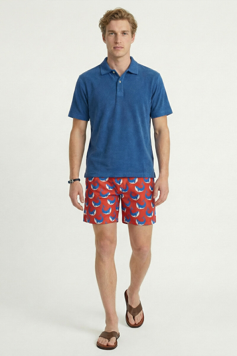 Royale %100 Pamuk Havlu Polo Tişört - 5