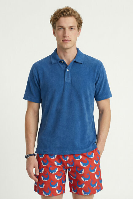 Royale %100 Pamuk Havlu Polo Tişört - 1