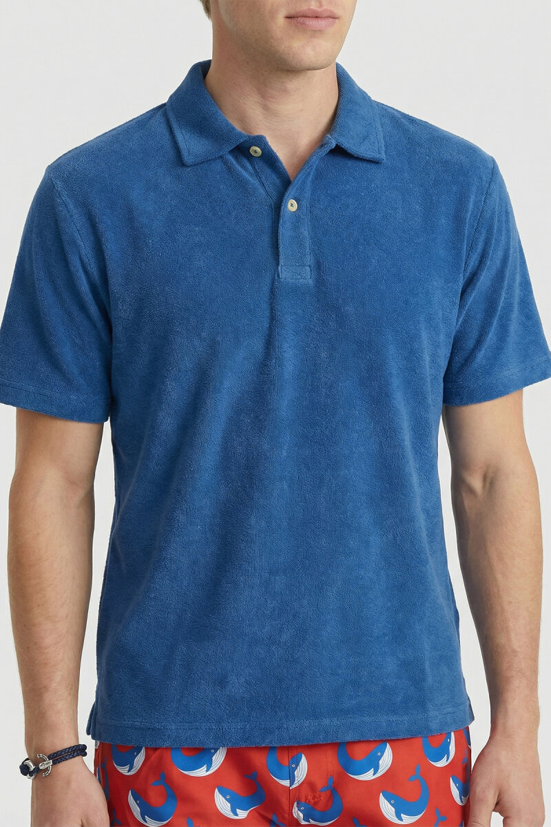 Royale %100 Pamuk Havlu Polo Tişört - 3