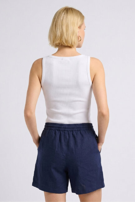 Beyaz %100 Pamuk Basic Atlet - 5