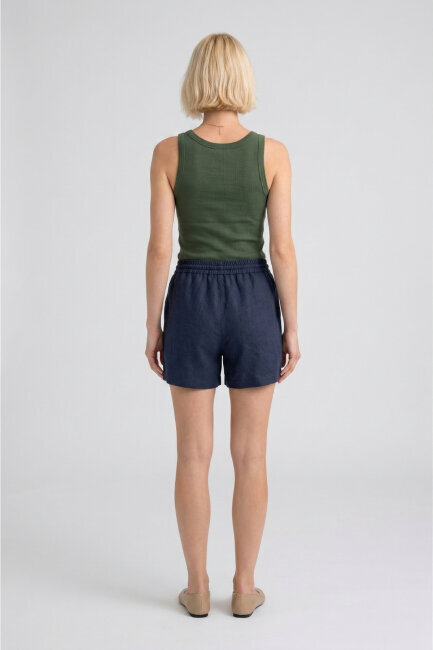 Haki %100 Pamuk Basic Atlet - 5