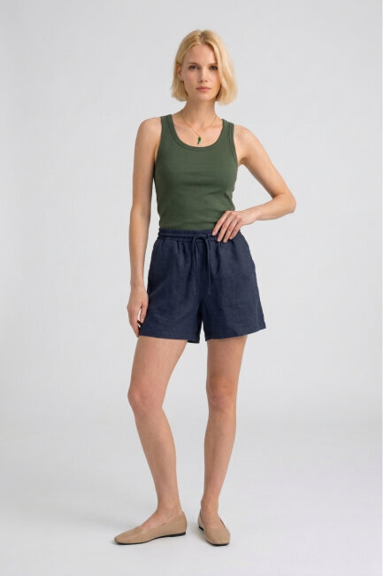 Haki %100 Pamuk Basic Atlet - 2