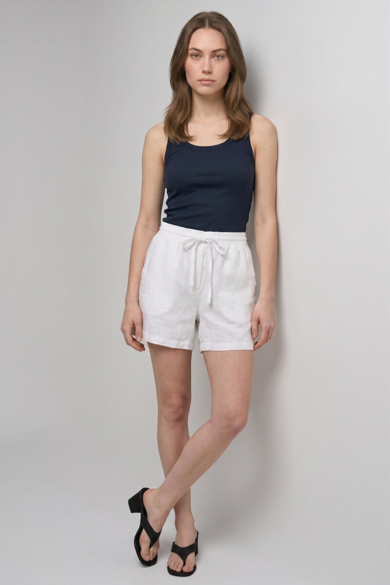 Lacivert %100 Pamuk Basic Atlet - 2