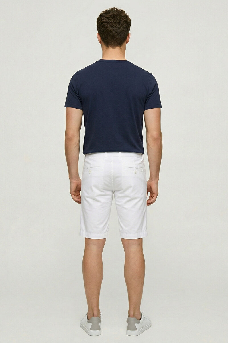 Navy Blue Cotton Crew Neck Printed T-Shirt - 6