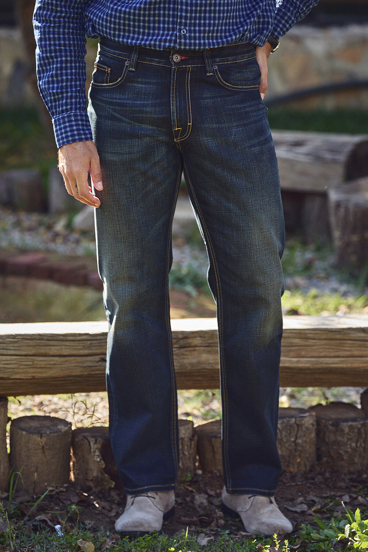 Indigo %100 Pamuk Denim Pantolon - 1