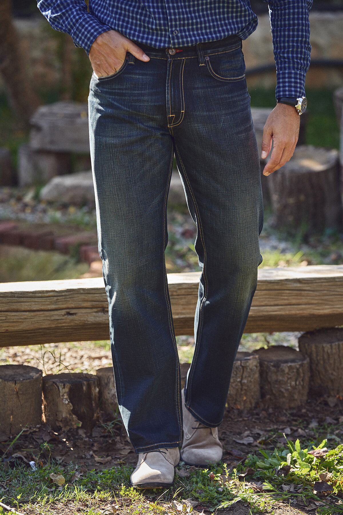 Indigo %100 Pamuk Denim Pantolon - 2