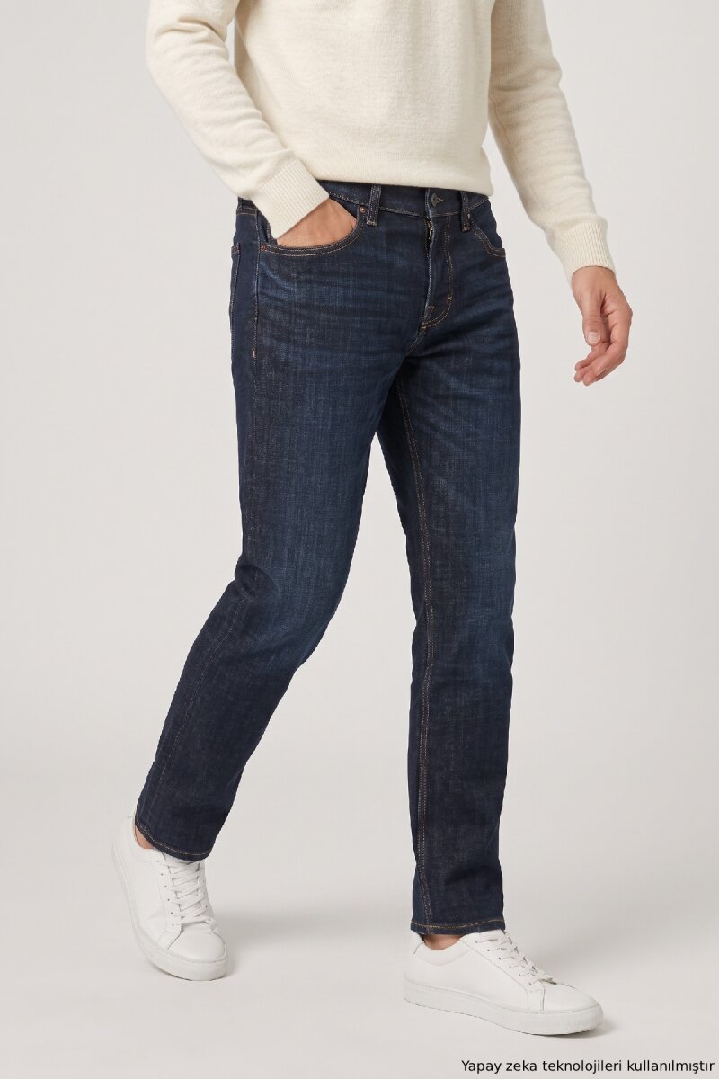 Indigo %100 Pamuk Denim Pantolon (1)