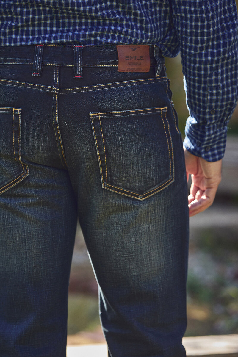 Indigo %100 Pamuk Denim Pantolon - 3