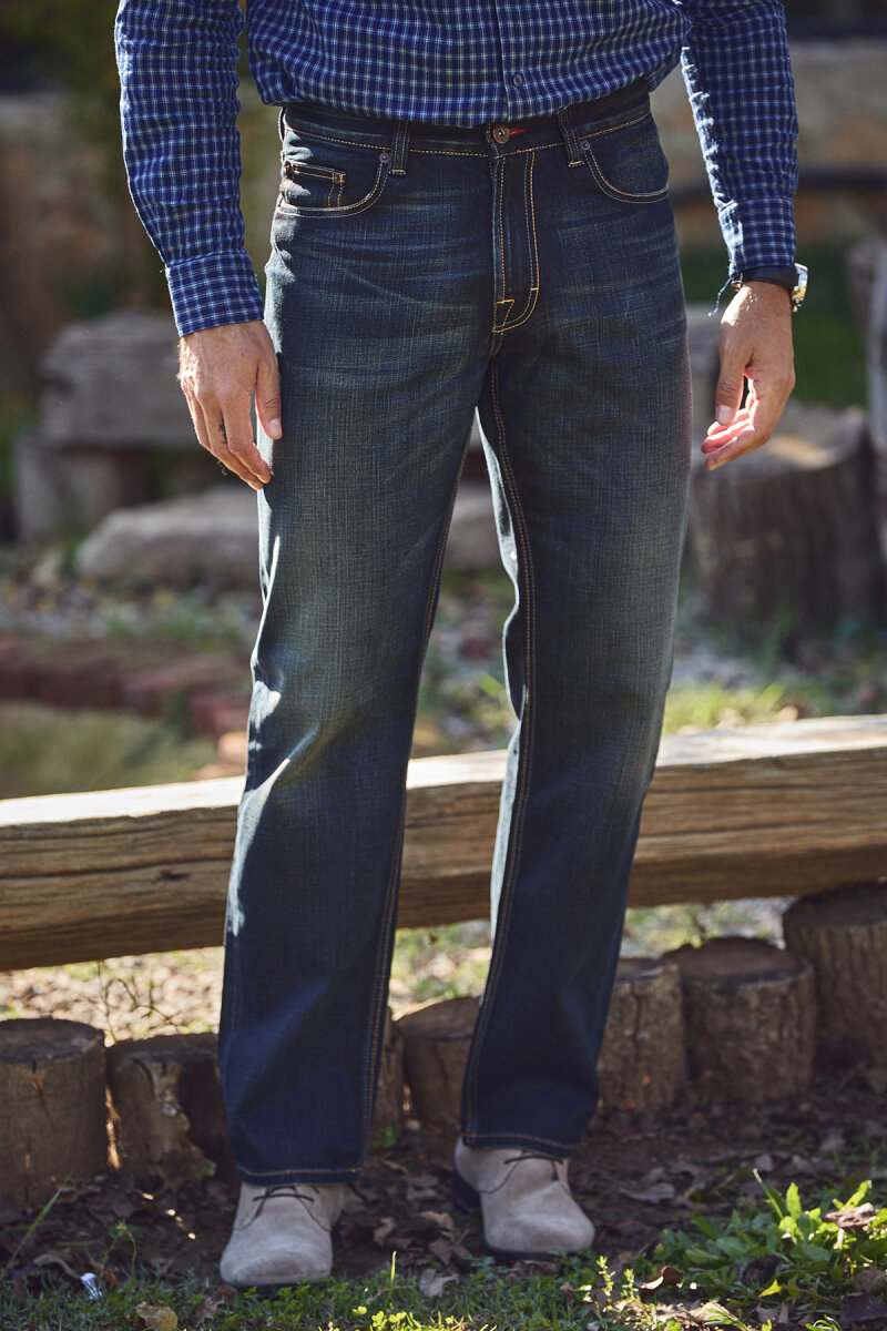 Indigo %100 Pamuk Denim Pantolon - 4