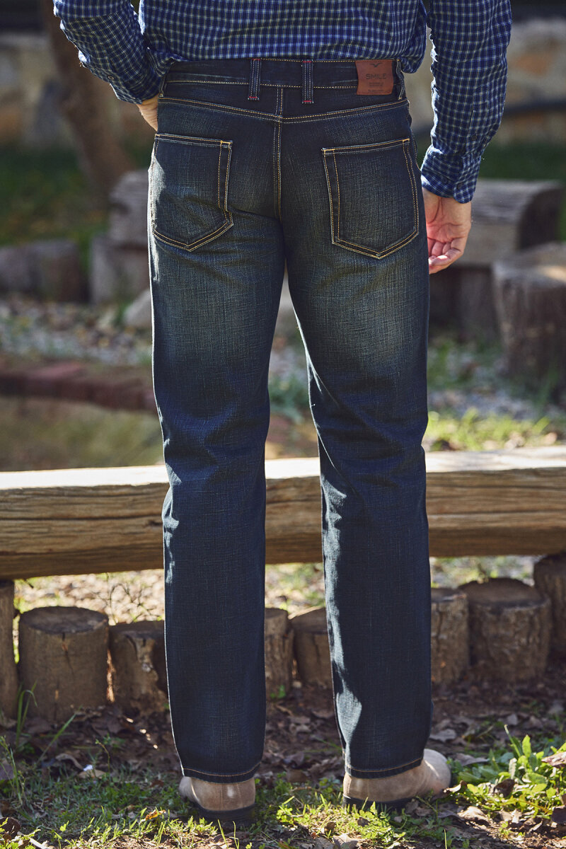 Indigo %100 Pamuk Denim Pantolon - 6