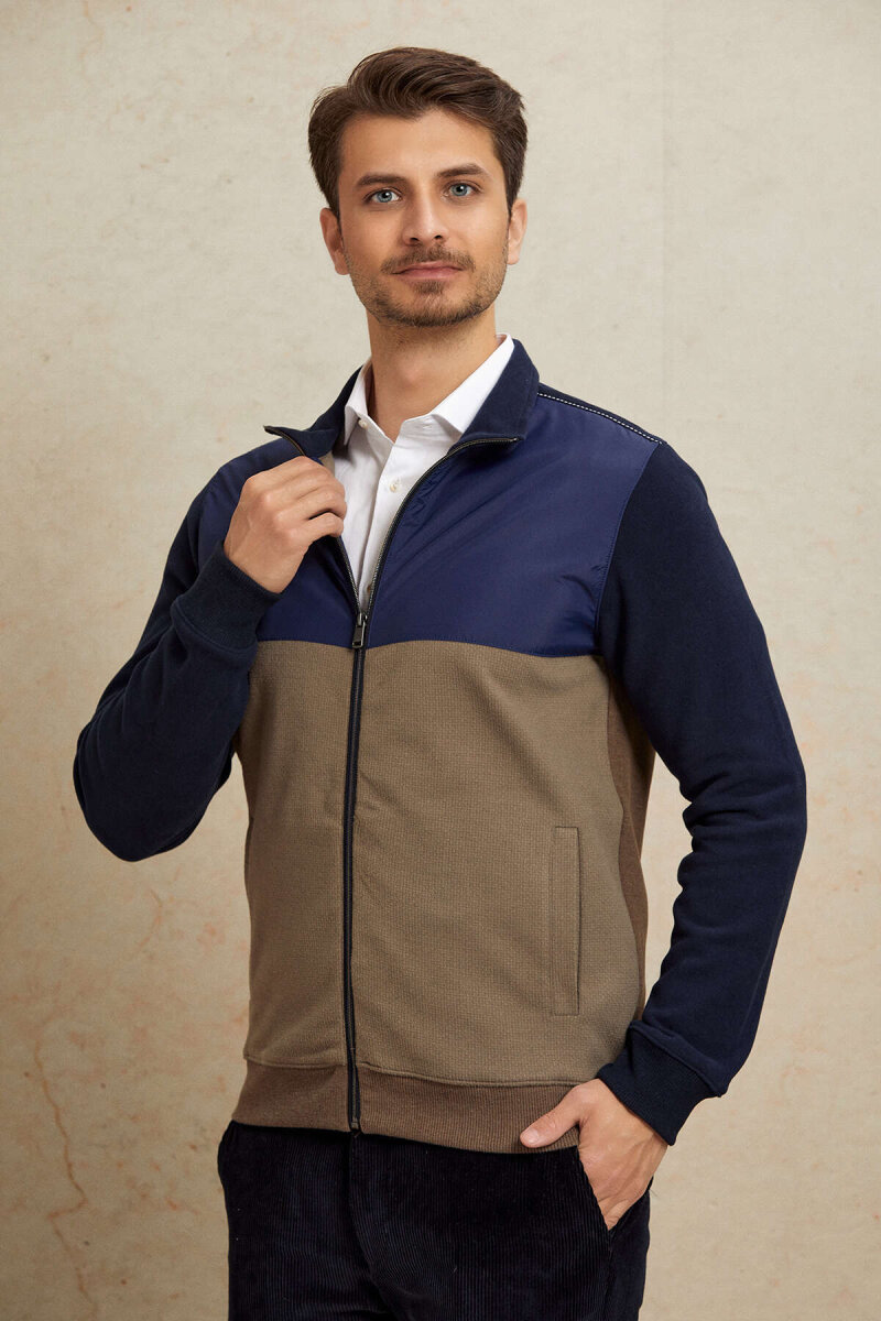 Beige 100% Cotton Sweatshirt - 4