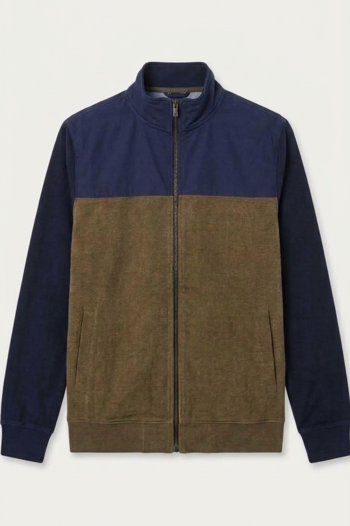 Beige 100% Cotton Sweatshirt - 1