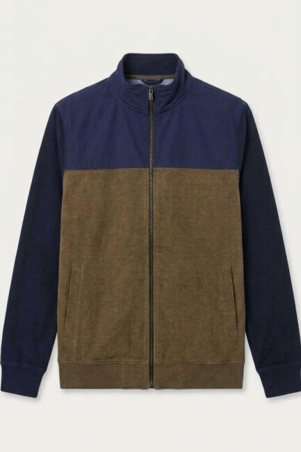 Beige 100% Cotton Sweatshirt - 1
