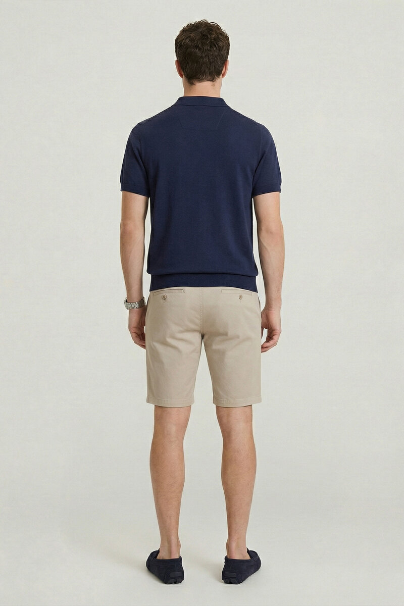 Lacivert Polo Triko Tişört - 6