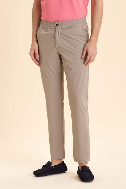 Beige Casual Trousers 
