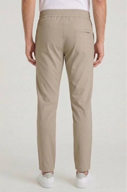 Beige Casual Trousers - 3