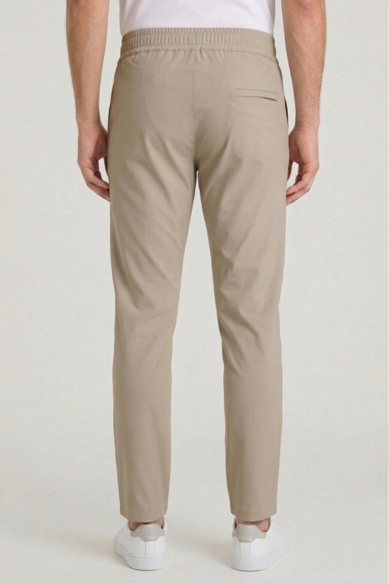 Beige Casual Trousers - 3