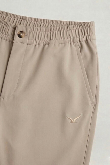 Beige Casual Trousers - 2