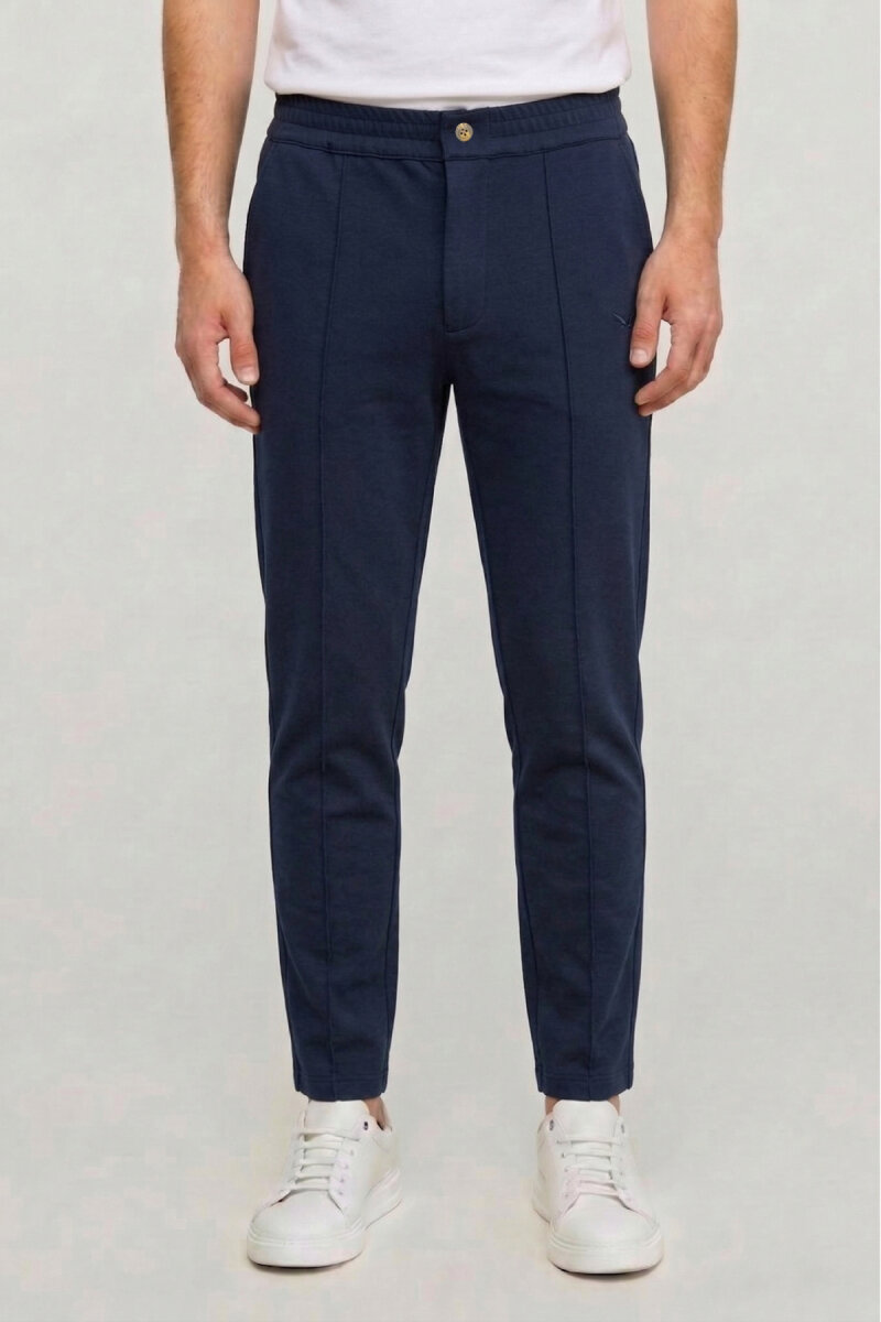 Lacivert Pamuklu Sweat Pantolon