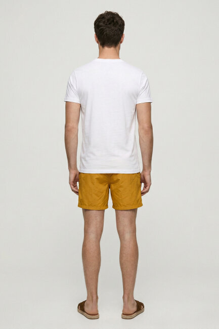 White 100% Cotton Printed T-shirt - 6