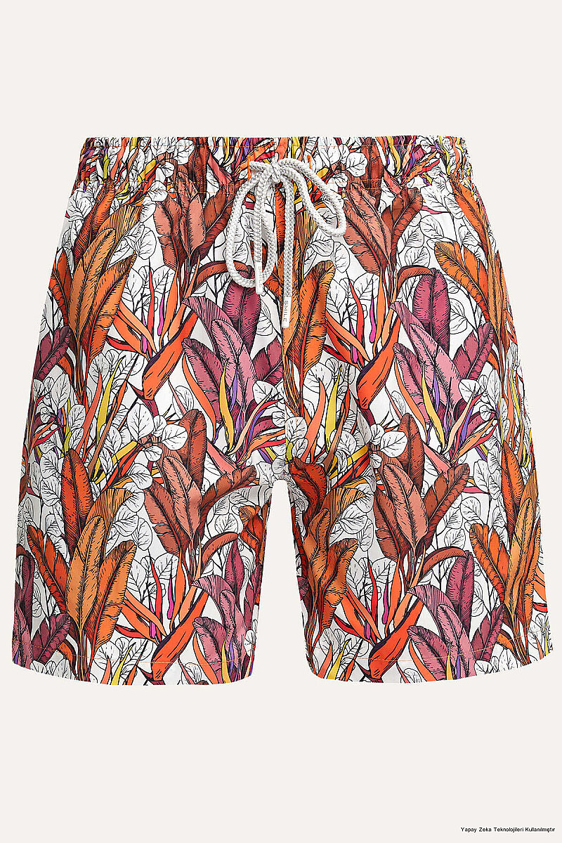 Orange Swim Shorts