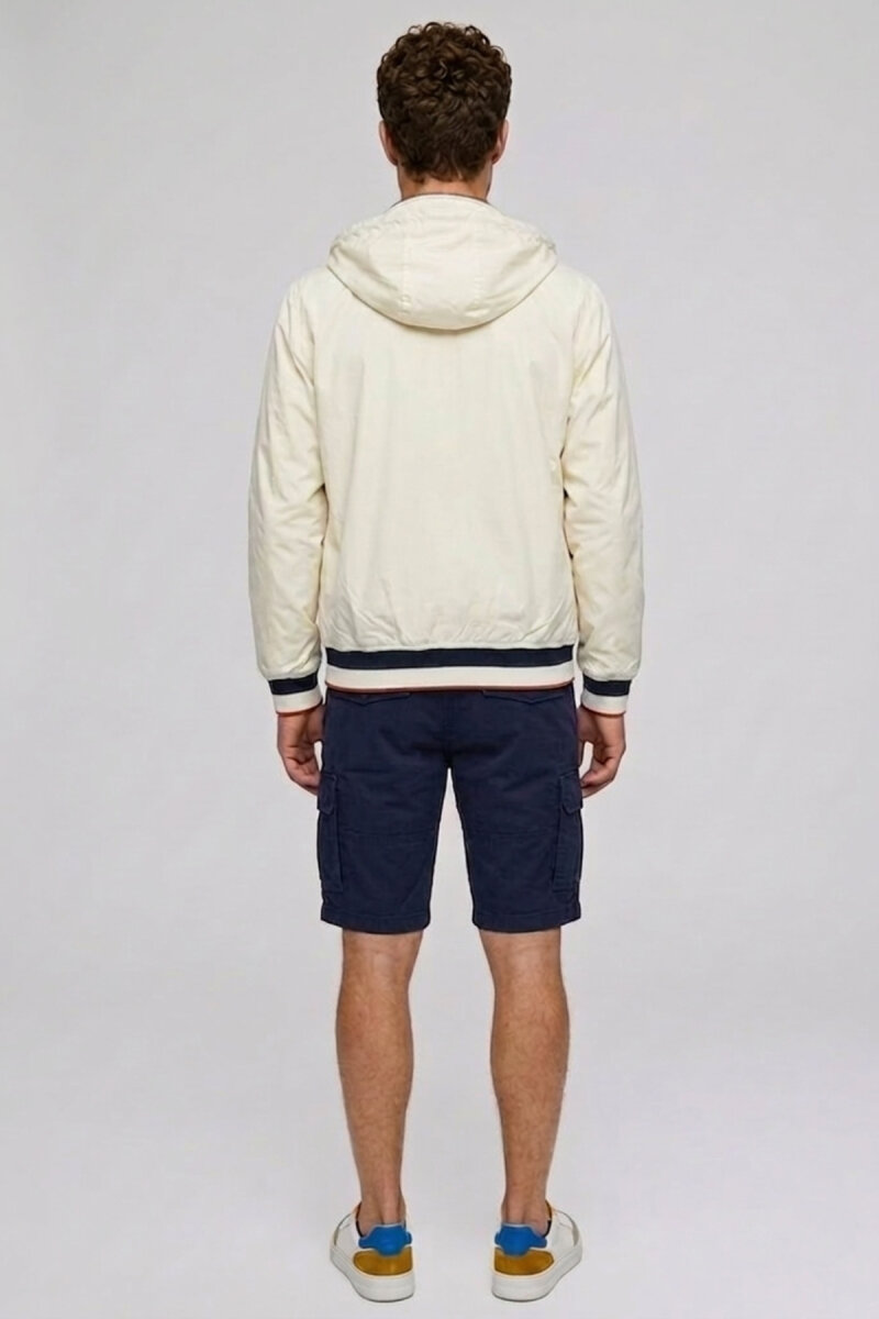 KIRIK BEYAZ %100 POLYESTER CEKET - 5