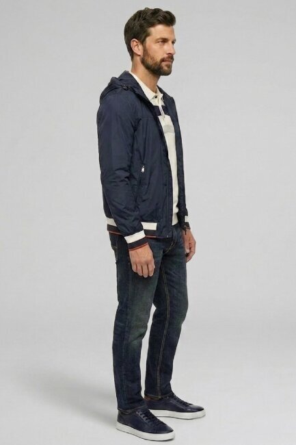 LACİVERT %100 POLYESTER CEKET - 3