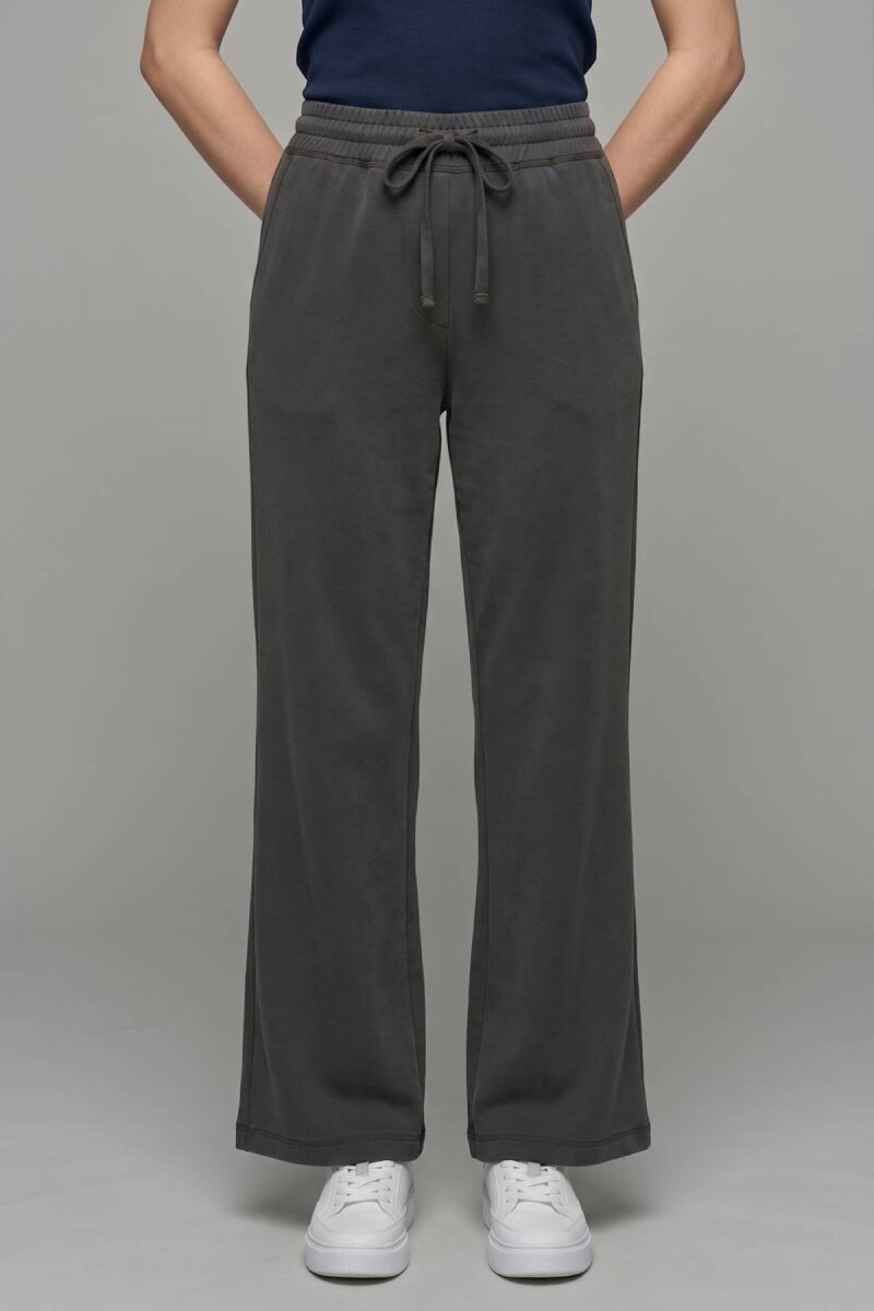 Kahverengi Yumuşak Dokulu Sweat Pantolon - 1