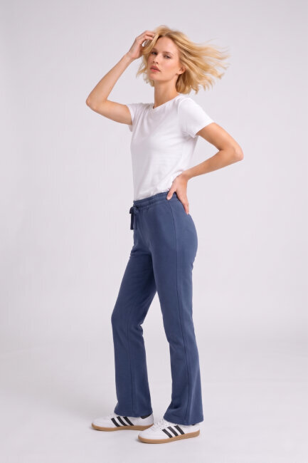 Lacivert Yumuşak Dokulu Sweat Pantolon - 2