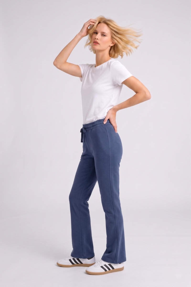 Lacivert Yumuşak Dokulu Sweat Pantolon - 2