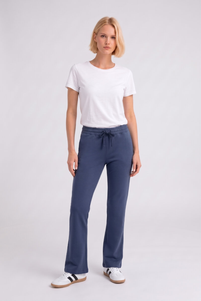 Lacivert Yumuşak Dokulu Sweat Pantolon - 4