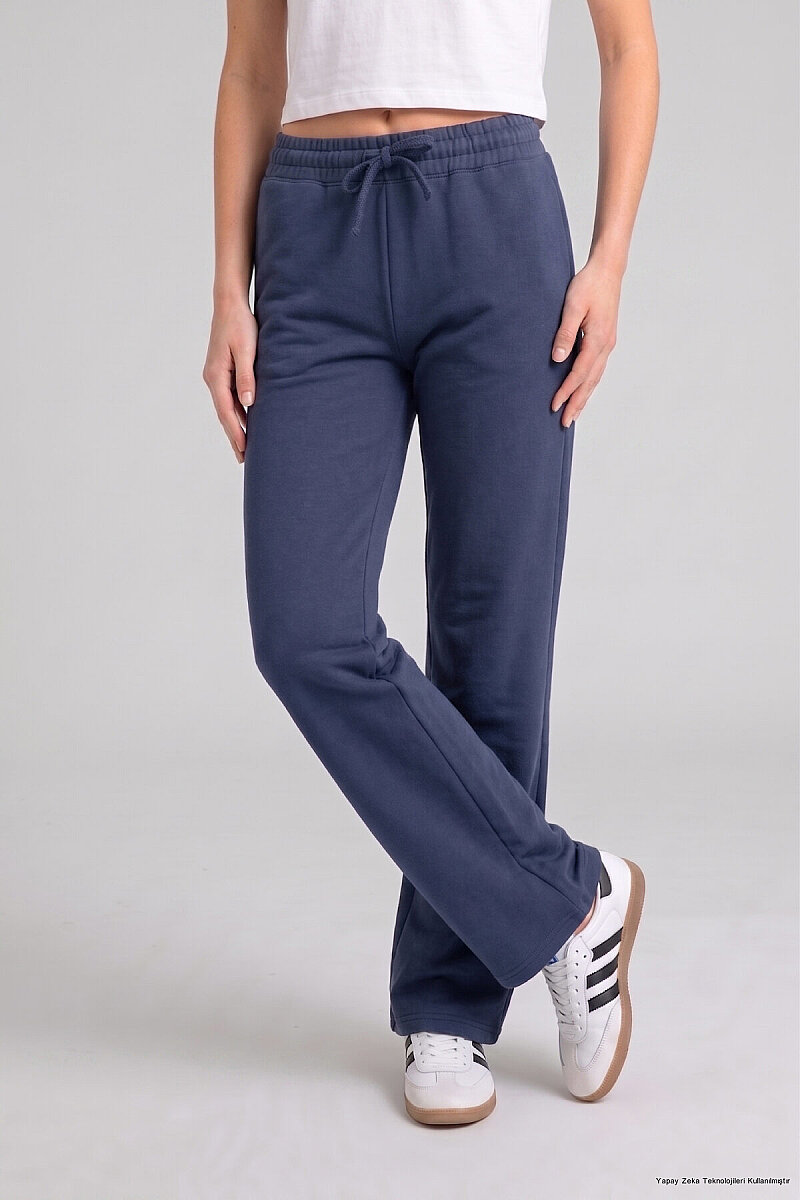 Lacivert Yumuşak Dokulu Sweat Pantolon