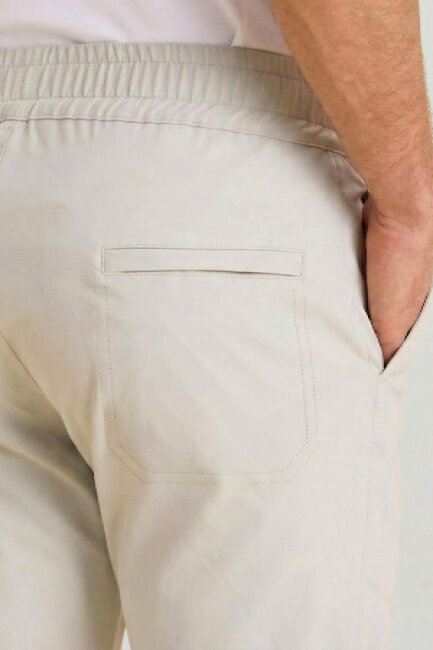 Stone Color Casual Pants - 4