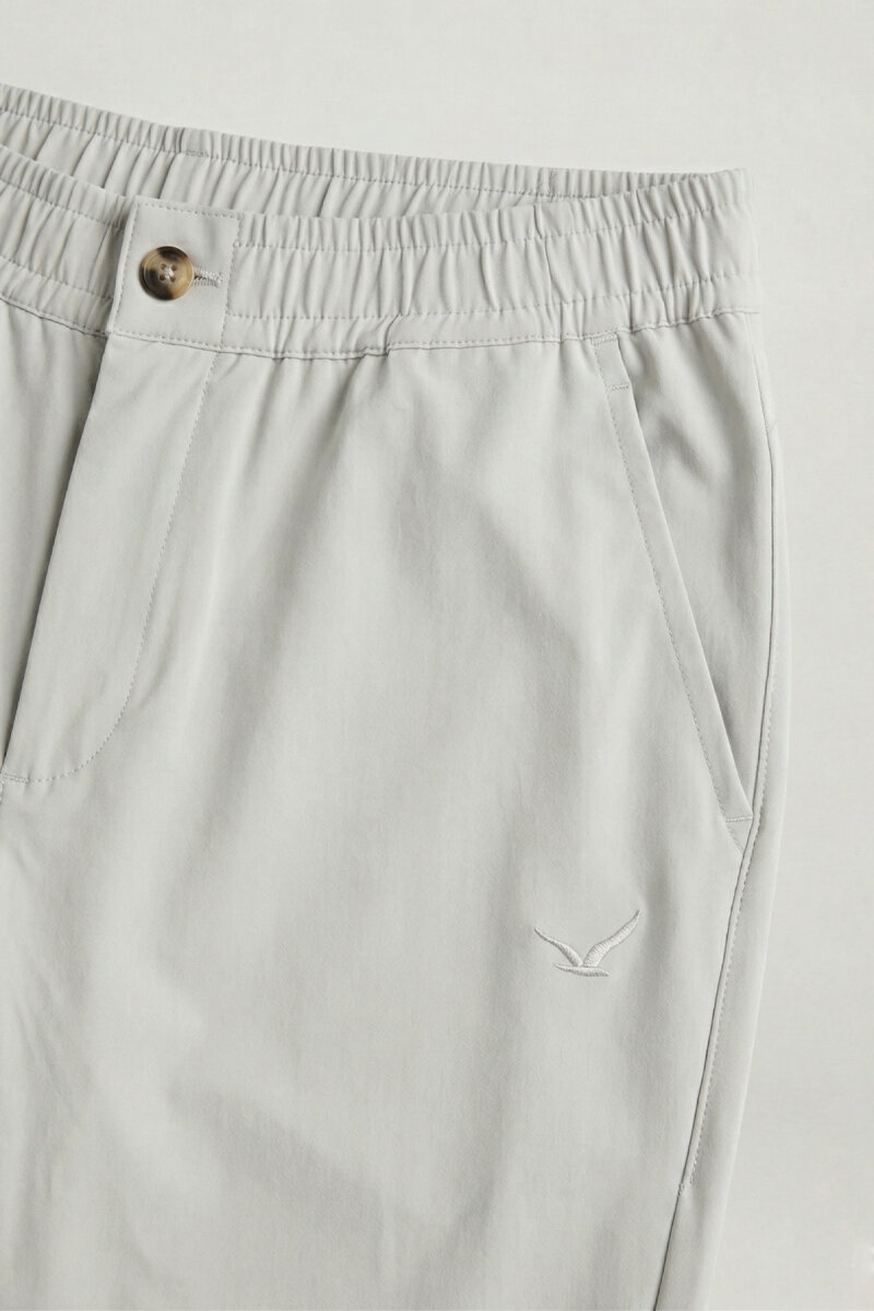 Stone Color Casual Pants - 3