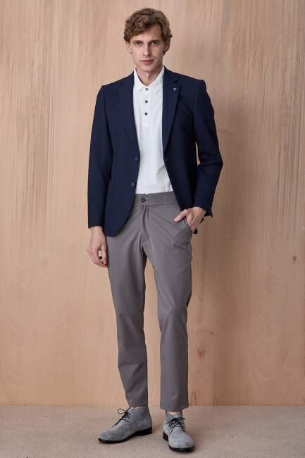 Lacivert Blazer Ceket - 3