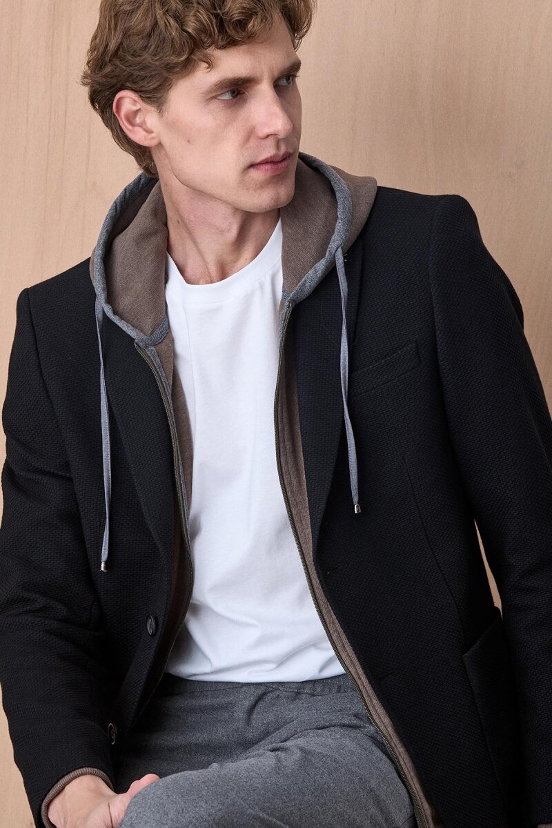 Siyah Blazer Ceket - 5