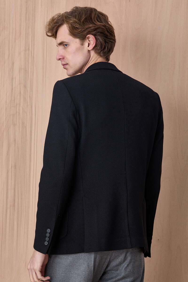 Siyah Blazer Ceket - 4
