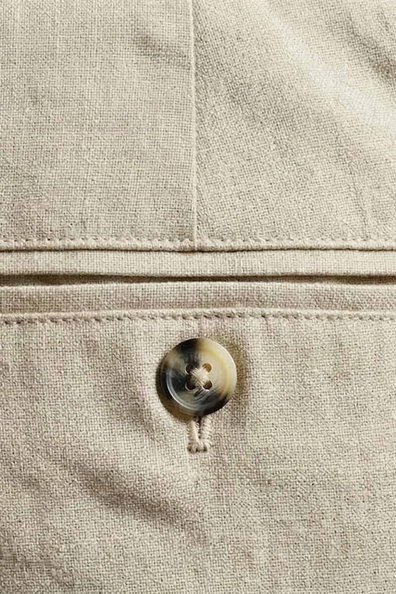 Bej Bermuda Şort - 4