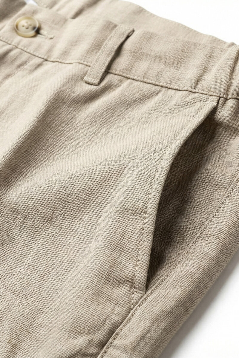 Bej Bermuda Şort - 3