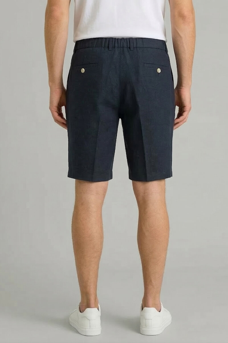 Siyah Bermuda Şort - 5