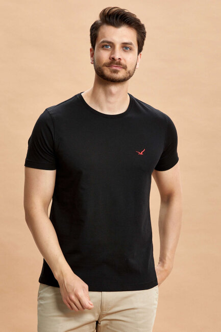 Black 100% Cotton T-shirt 
