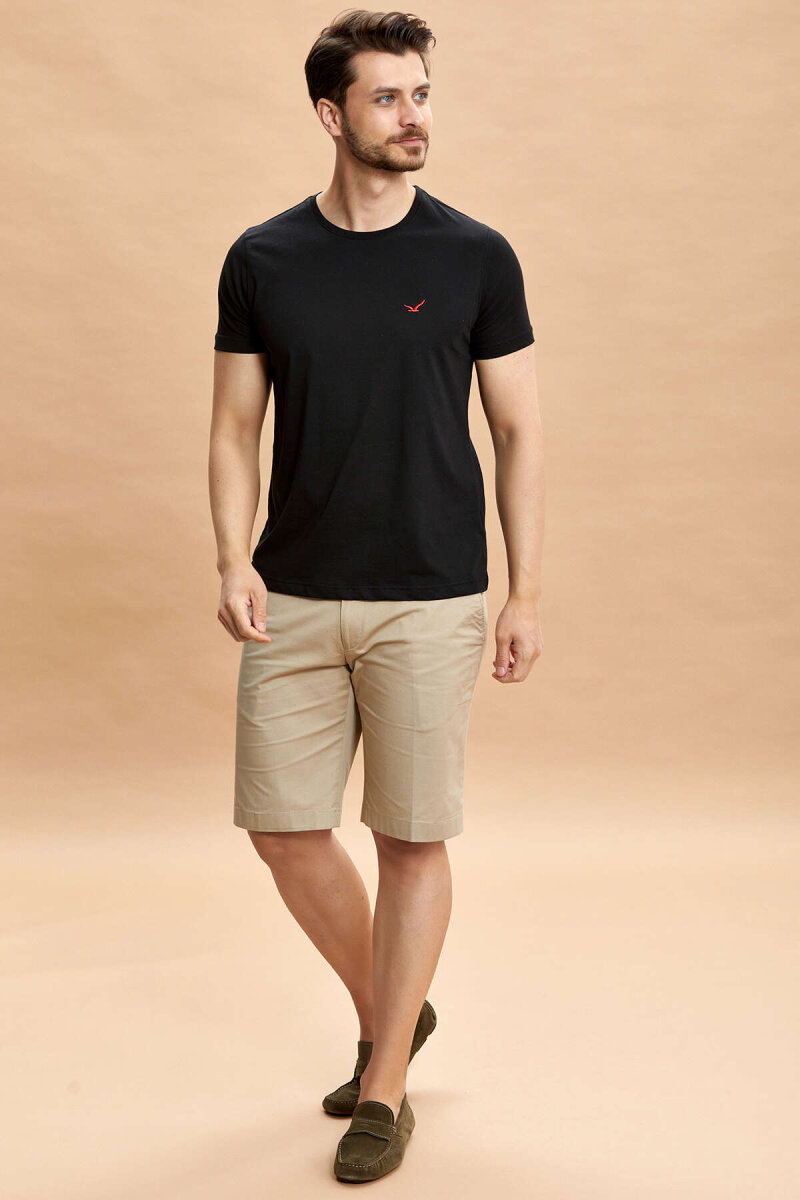 Black 100% Cotton T-shirt - 3