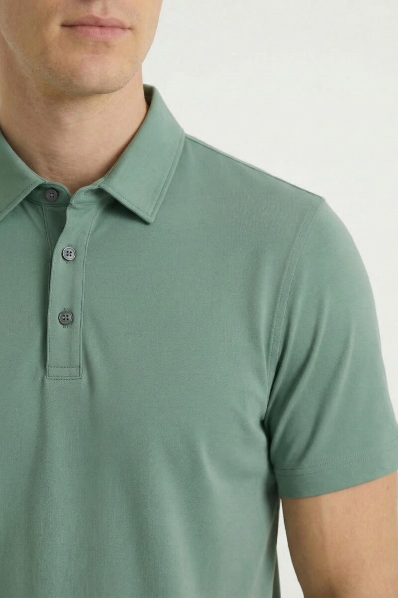 Green Polo T-shirt - 3