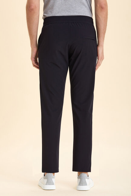 Navy Casual Trousers - 6